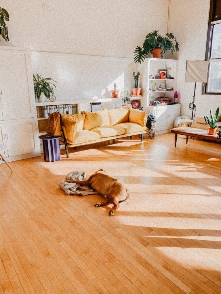 Wooden Floor In Living Room