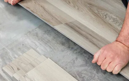 How to lay LVT flooring